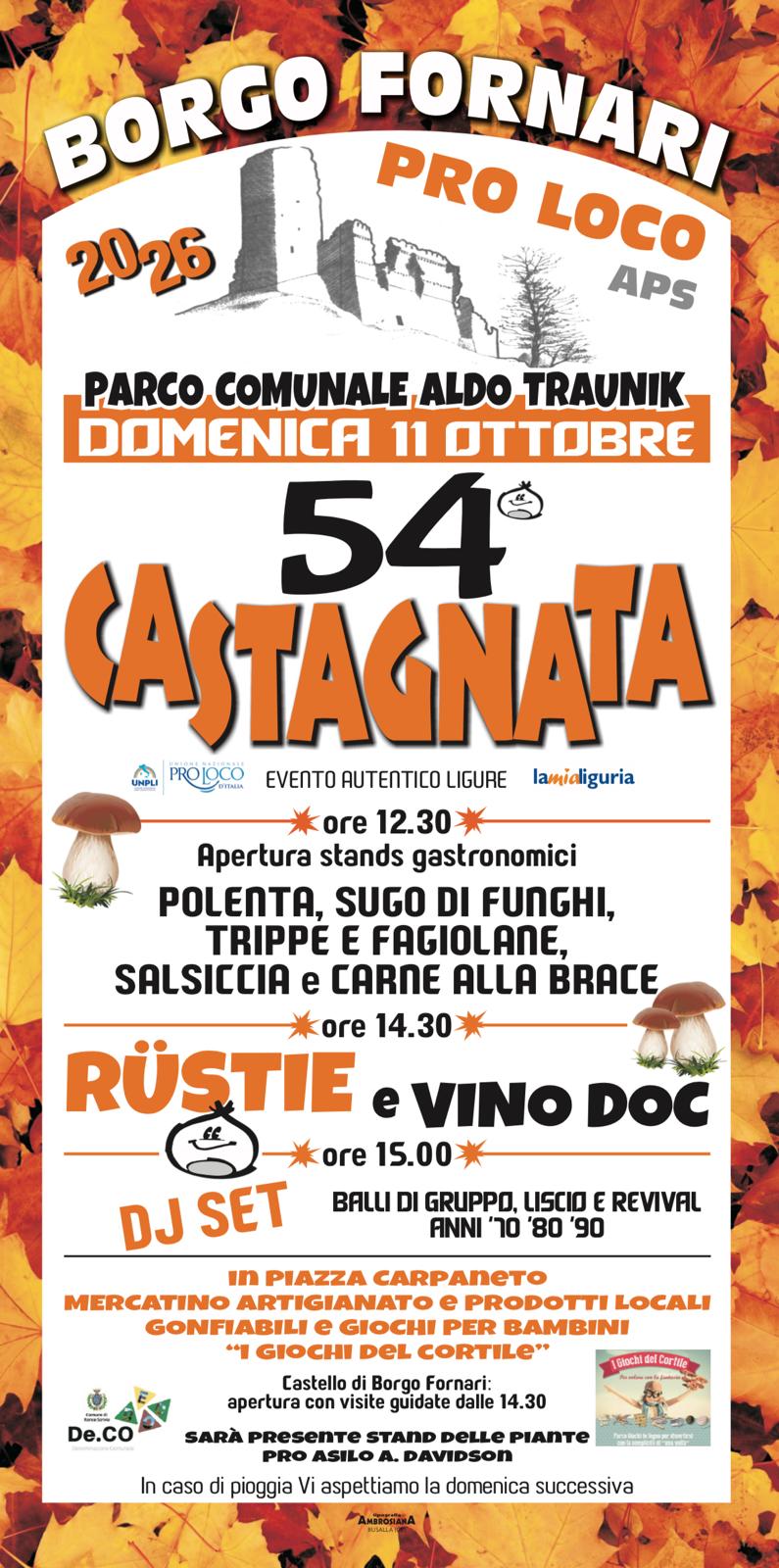 54° CASTAGNATA - Eventi Autentici Liguri 2026