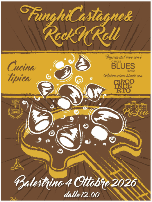Funghi Castagne & Rock N Roll