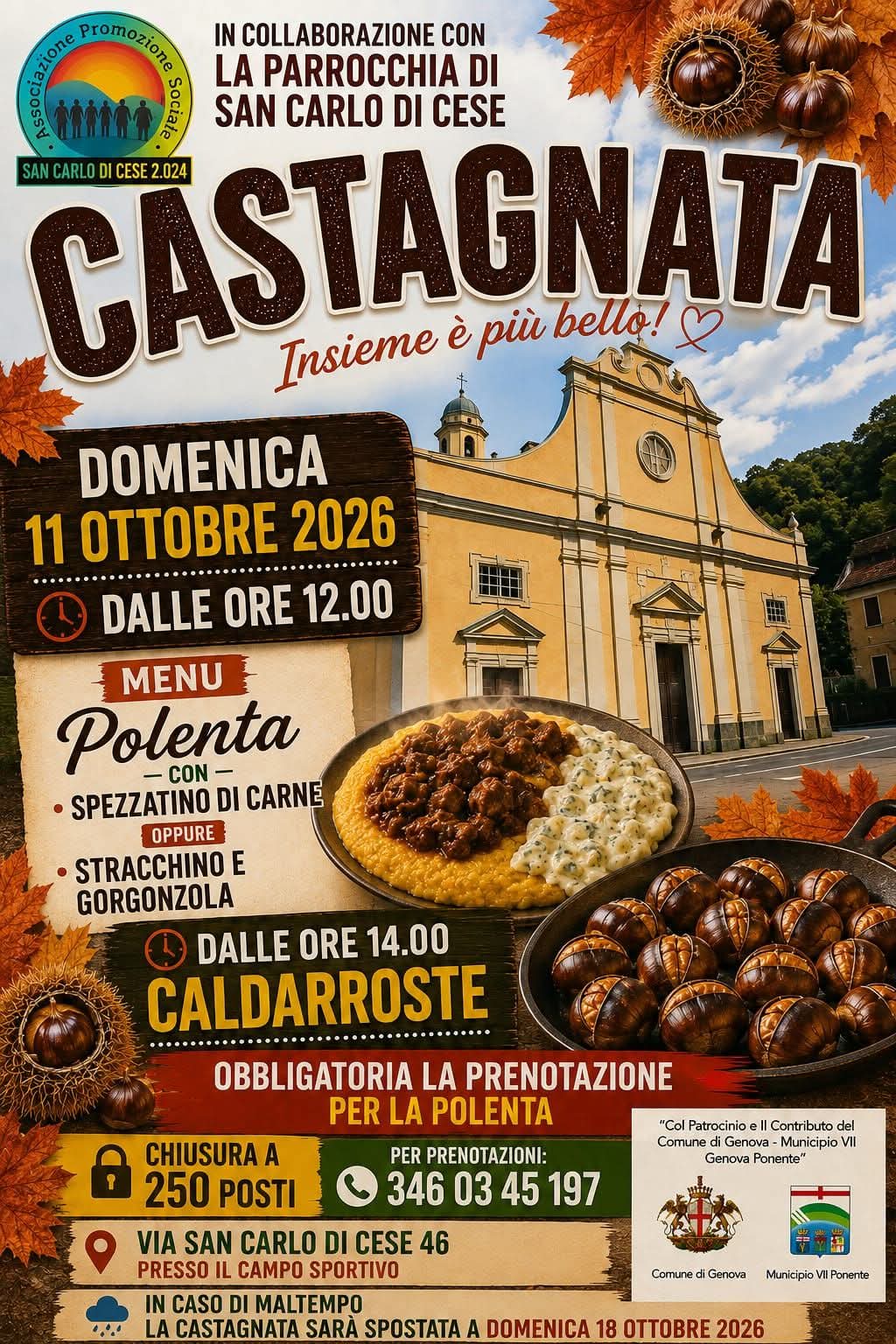 Castagnata di San Carlo di Cese