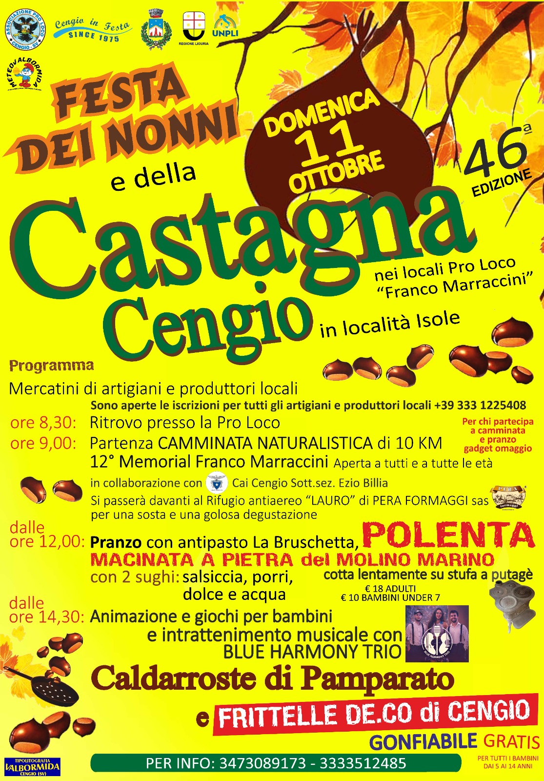 Festa dei Nonni e della Castagna Cengio