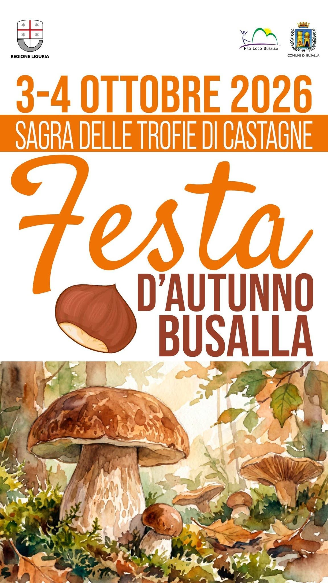 Festa D'Autunno Busalla - Sagra delle Trofie di Castagne