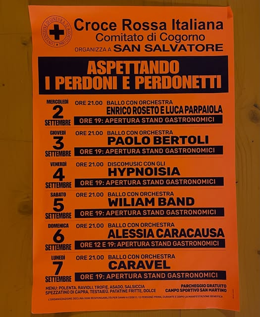 Croce Rossa Italiana Comitato di Cogorno presenta: Aspettando i Perdoni e Perdonetti